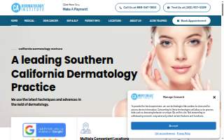 California Dermatology Institute of Norwalk website