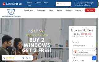 Family Home Improvements website