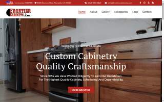 Frontier Cabinets website