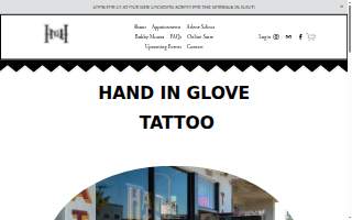 Hand in Glove Tattoo website