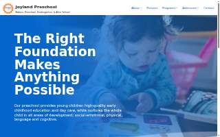 Joyland Preschool website