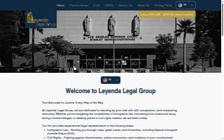 Leyenda Legal Group website
