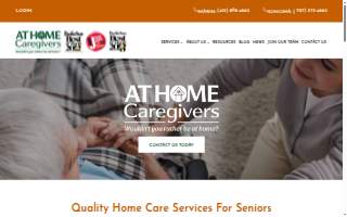 At Home Caregivers of Novato website