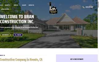Bran Construction website