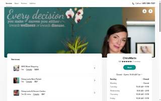 ChiroMarin website
