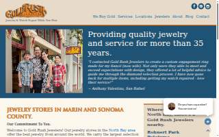 Gold Rush Jewelers - Novato website