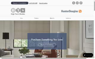High Tech Shades website