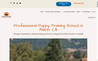 Hillary's Hound House, Inc. website