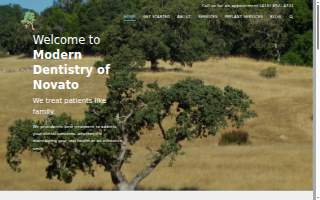 Modern Dentistry of Novato website