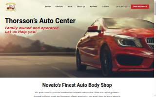 Thorsson's Auto Center website
