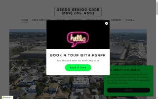Asara Senior Care website