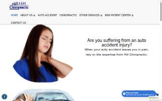 Hill Chiropractic website