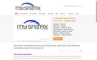My Spa Fix LLC website