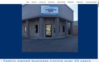 Oakdale Window Tint website