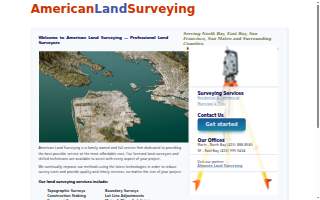 American Land Surveying Inc website