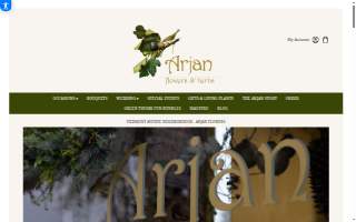 Arjan flowers and herbs website