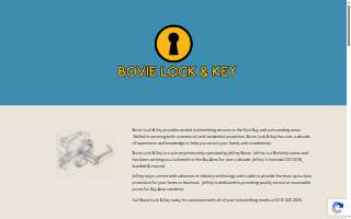 Bovie Lock & Key website