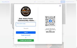 Community Auto Center website