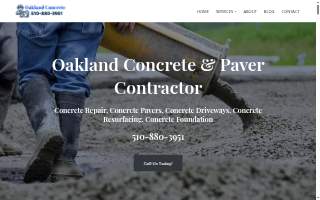 Concrete Contractor Oakland website