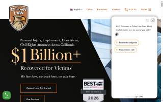 Dolan Law Firm, PC Personal Injury Lawyers of Oakland website