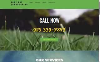 East Bay Landscaping Services website