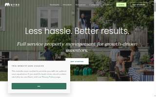 Mynd Property Management website