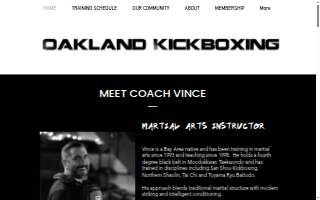 Oakland Kickboxing website