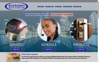 Reed Brothers Security of Oakland website