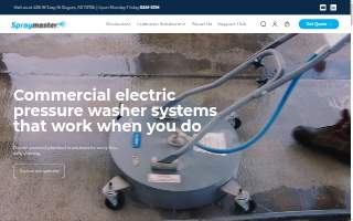 Spraymaster Self Services Car Wash website
