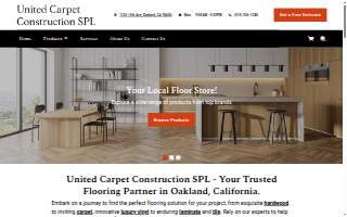 United Carpet Construction Spl website