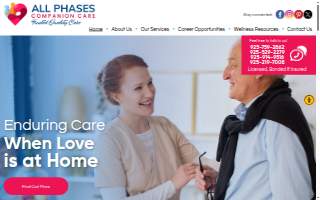 All Phases Companion Care website