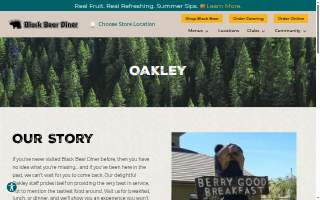 Black Bear Diner Oakley website
