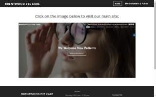 Brentwood Eye Care website