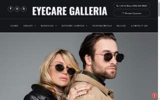 Eyecare Galleria website