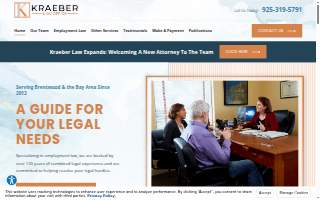 Kraeber Law Office of Oakley website