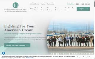 Landerholm Immigration, A.P.C. of Oakley website