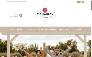 McCauley Estate Vineyards website
