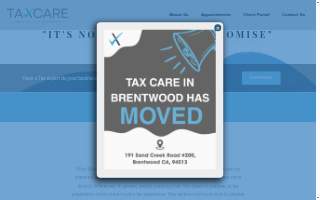 Tax Care of Oakley website