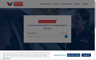 Valvoline Instant Oil Change of Westminster website