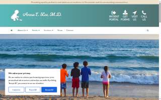 Anna Lee, MD - Pediatric Services website