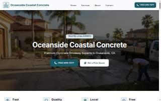 Coastal Concrete website