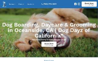 Dog Dayz of California website