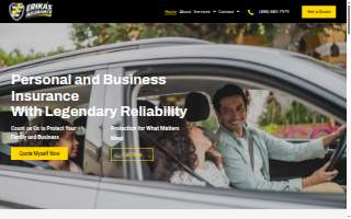 Erika's Insurance website