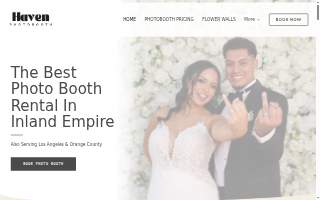 Haven Photobooth website