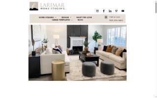 Larimar Home Staging Company website