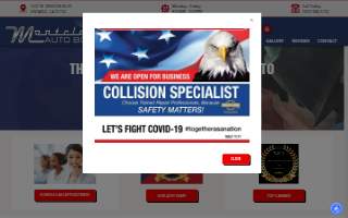 Montclair Auto Body of Ontario website