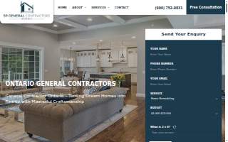 Ontario General Contractors website