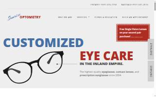 Sunrise OPTOMETRY website