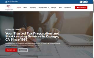 Accurate & Confidential Tax Service website