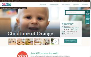 Childtime of Orange website
